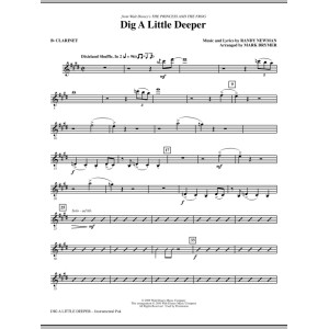 Dig A Little Deeper (from The Princess And The Frog) - Clarinet