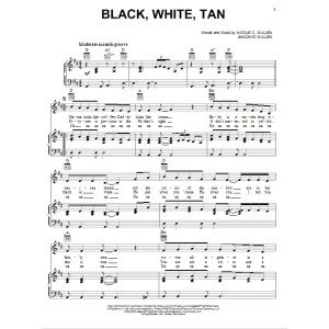 Black, White, Tan
