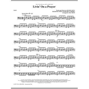 Livin'' On A Prayer (arr. Mac Huff) - Bass