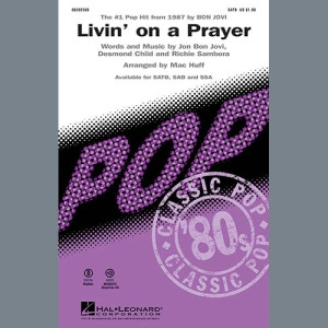 Livin'' On A Prayer (arr. Mac Huff) - Bass