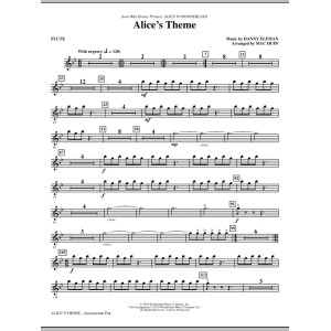 Alice's Theme (from Alice In Wonderland) (arr. Mac Huff) - Flute
