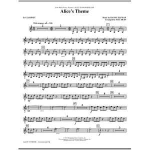 Alice's Theme (from Alice In Wonderland) (arr. Mac Huff) - Clarinet