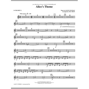 Alice's Theme (from Alice In Wonderland) (arr. Mac Huff) - Bb Trumpet 2