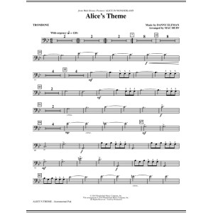 Alice's Theme (from Alice In Wonderland) (arr. Mac Huff) - Trombone