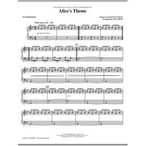 Alice's Theme (from Alice In Wonderland) (arr. Mac Huff) - Synthesizer