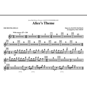Alice's Theme (from Alice In Wonderland) (arr. Mac Huff) - Bells