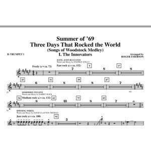 Summer Of ''69: Three Days That Rocked The World - Bb Trompete 1