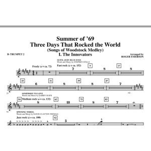 Summer Of '69: Three Days That Rocked The World - Bb Trumpet 2