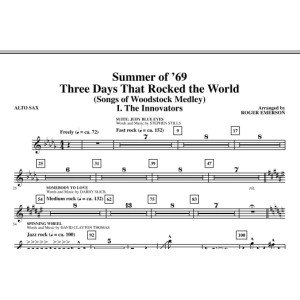 Summer Of '69: Three Days That Rocked The World - Alto Sax