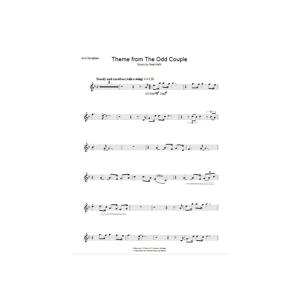 Theme From The Odd Couple