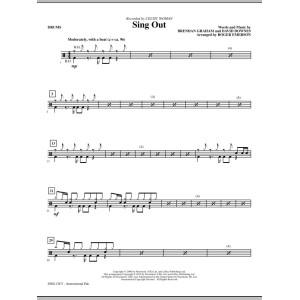 Sing Out - Drums
