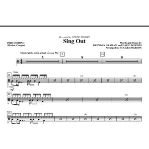 Sing Out - Percussion 1