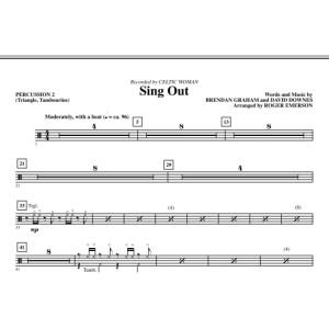 Sing Out - Percussion 2