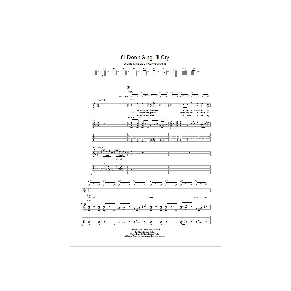 If I Don''t Sing I''ll Cry