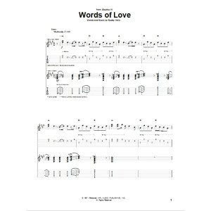 Words Of Love