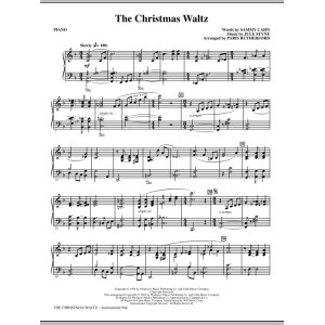 The Christmas Waltz - Piano