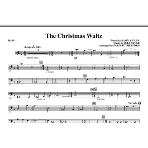 The Christmas Waltz - Bass