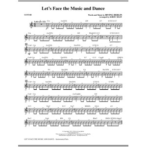 Let's Face The Music And Dance - Guitar