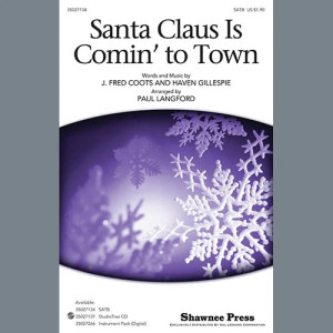 Santa Claus Is Comin' To Town - Bass
