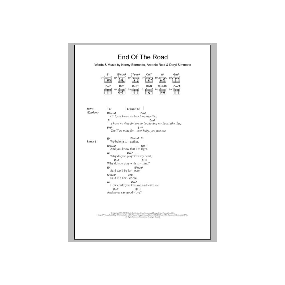 End Of The Road