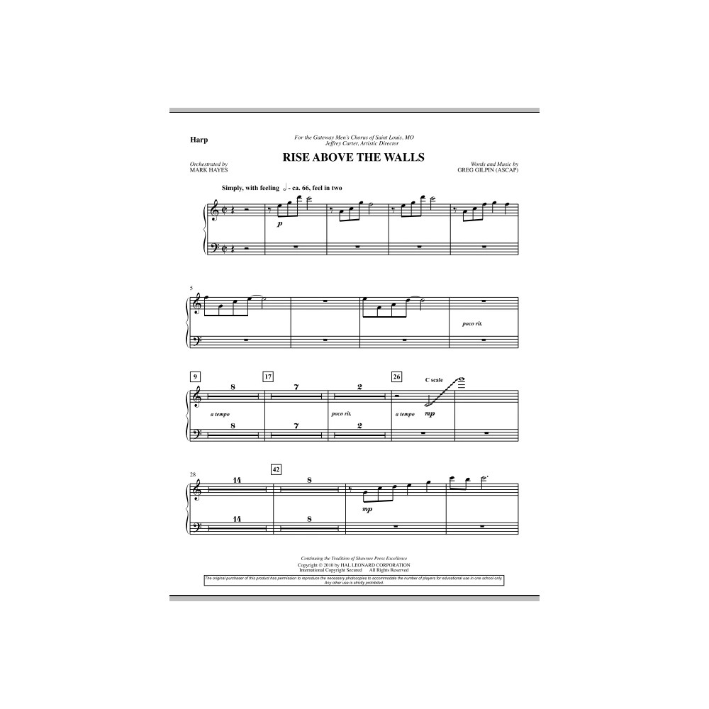 Rise Above The Walls - Harp