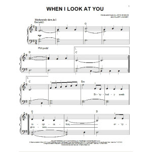 When I Look At You