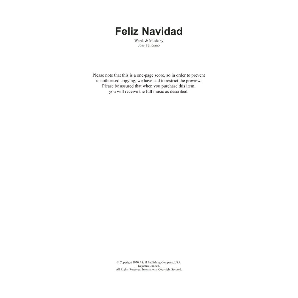 Feliz Navidad