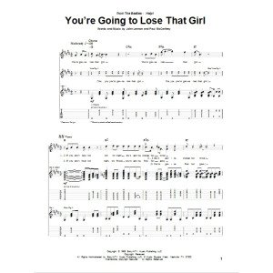 You''re Going To Lose That Girl