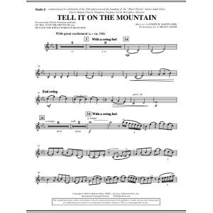 Tell It On The Mountain (from A World Of Christmas) - Violin 2