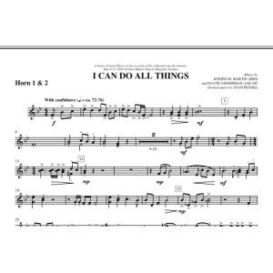 I Can Do All Things - F Horn 1,2