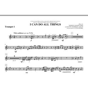 I Can Do All Things - Bb Trumpet 1