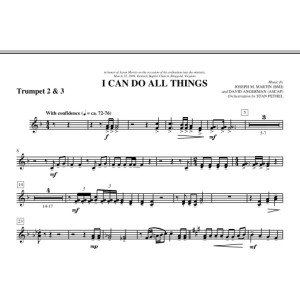 I Can Do All Things - Bb Trumpet 2,3