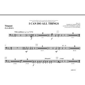 I Can Do All Things - Timpani