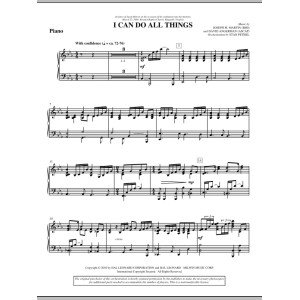 I Can Do All Things - Piano