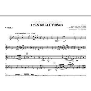 I Can Do All Things - Violin 2