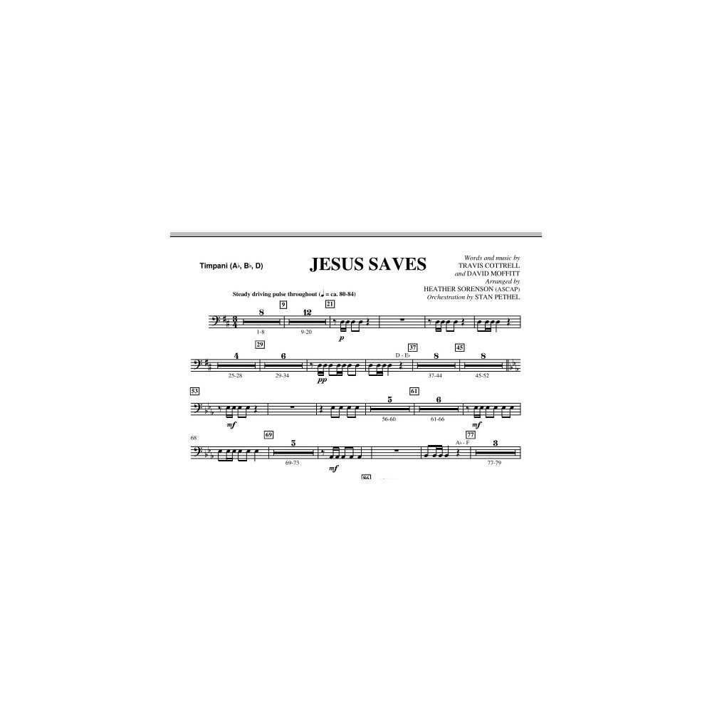 Jesus Saves - Timpani