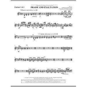 Praise And Exaltation - Bb Clarinet 1,2