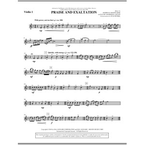 Praise And Exaltation - Violin 1