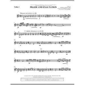Praise And Exaltation - Violin 2