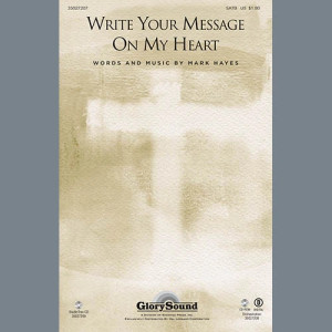 Write Your Message On My Heart - Piano