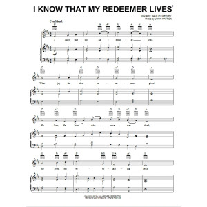 I Know That My Redeemer Lives