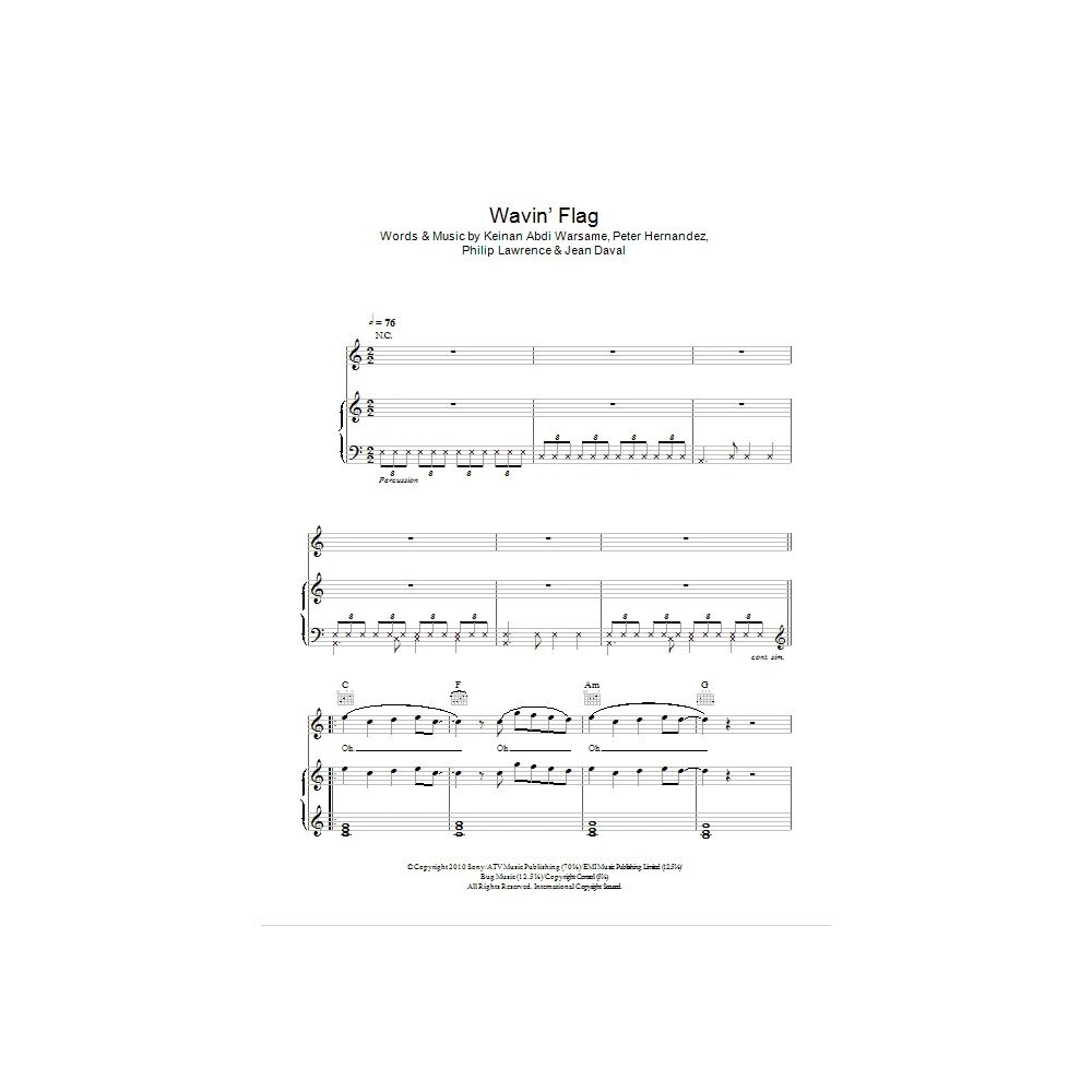 Wavin'' Flag (Coca-Cola Celebration Mix) (2010 FIFA World Cup Anthem)