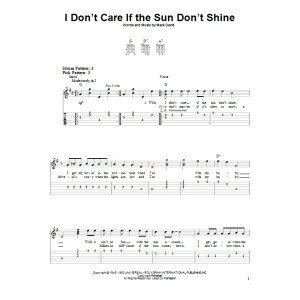 I Don't Care If The Sun Don't Shine