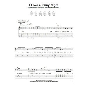 I Love A Rainy Night