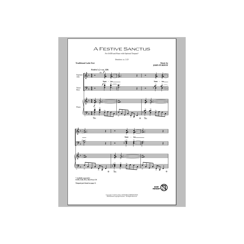 A Festive Sanctus