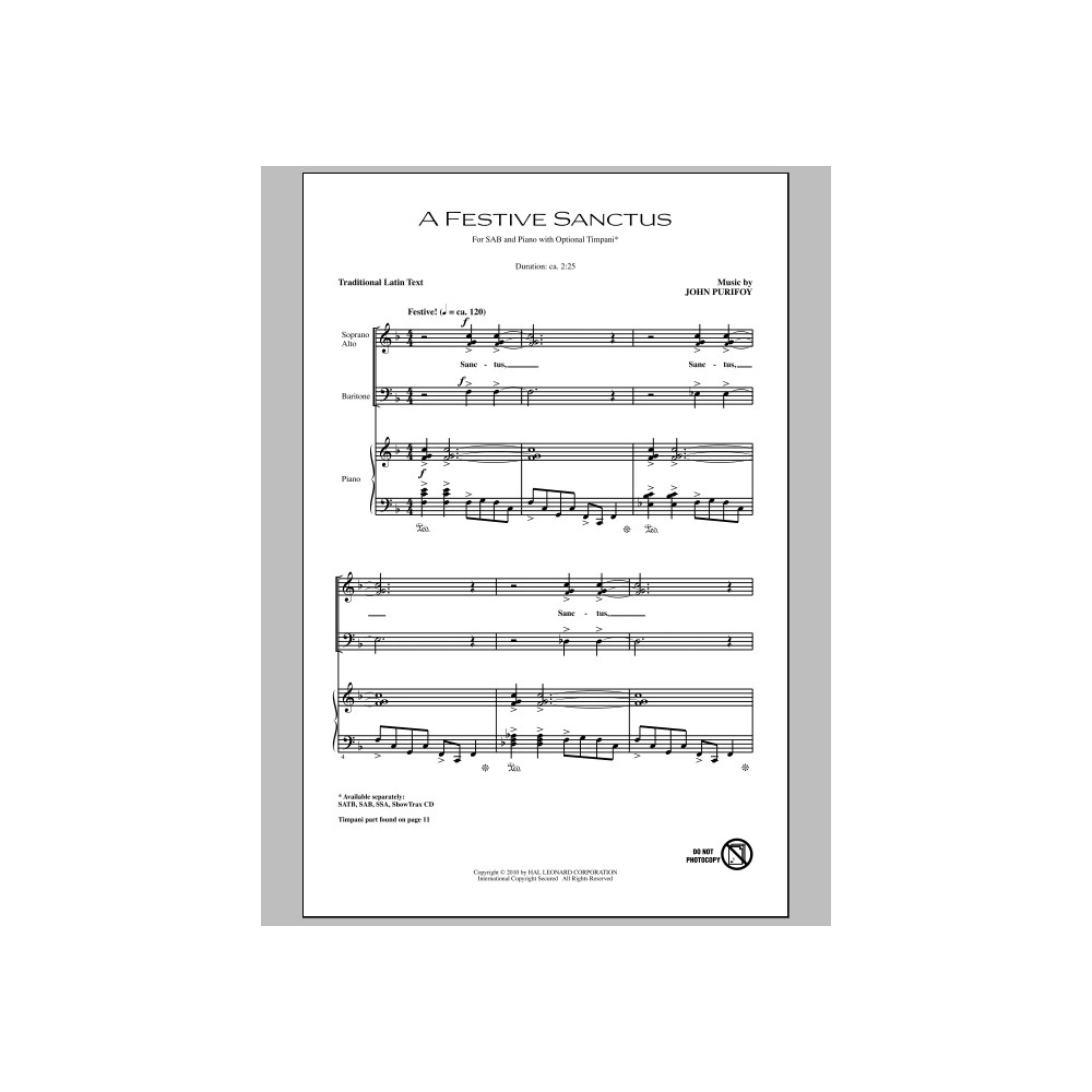 A Festive Sanctus