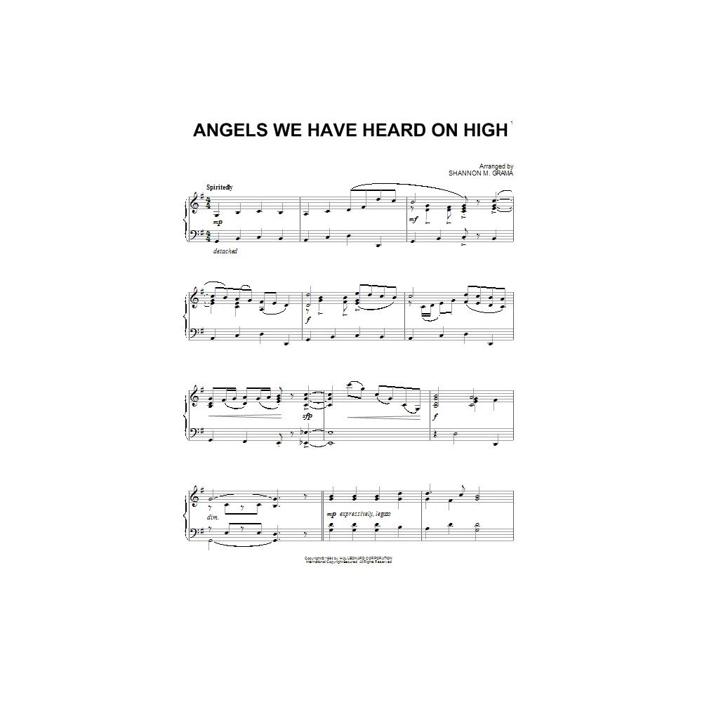 Angels We Have Heard On High