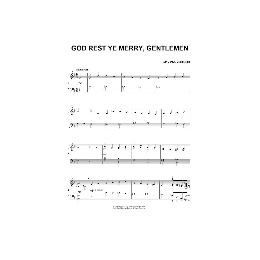 God Rest Ye Merry, Gentlemen