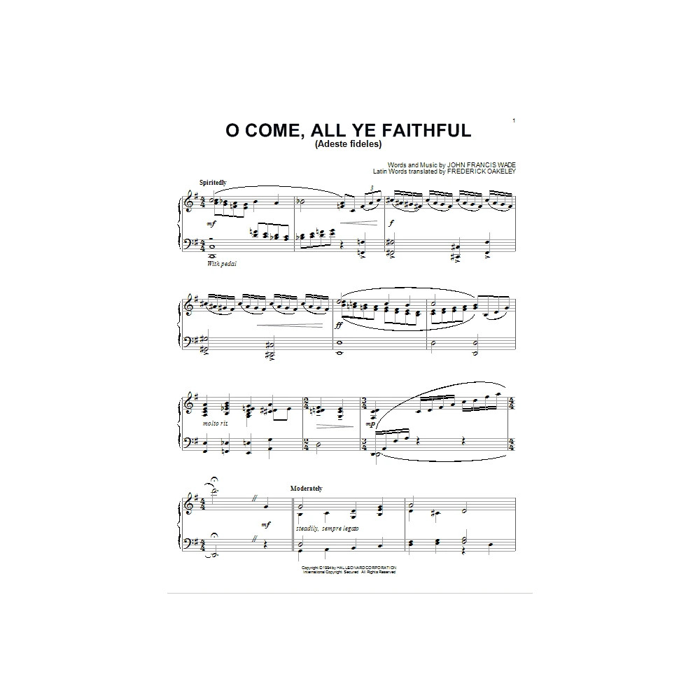 O Come, All Ye Faithful (Adeste Fideles)