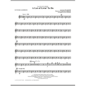A Lot Of Livin' To Do - Bb Tenor Saxophone